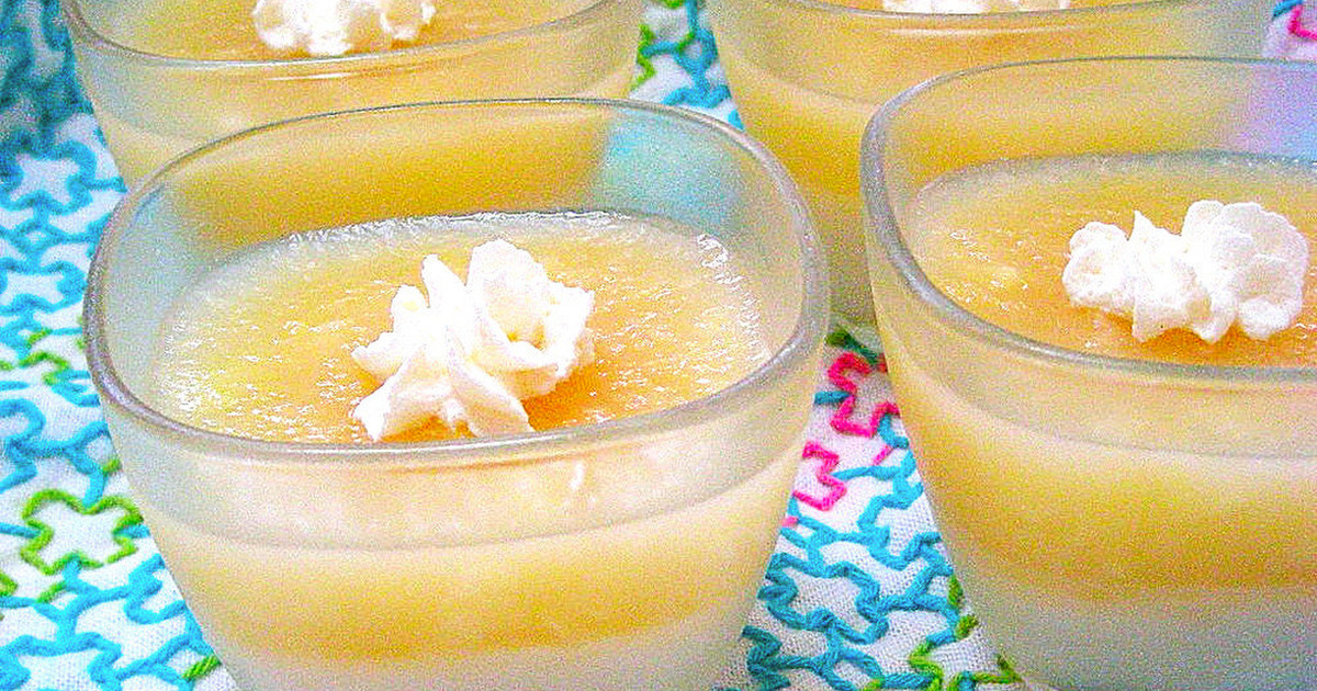 桃のゼリーサラダのレシピ