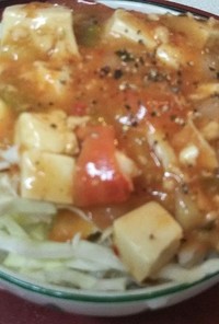 エビチリ豆腐丼（血管ダイエット1269）