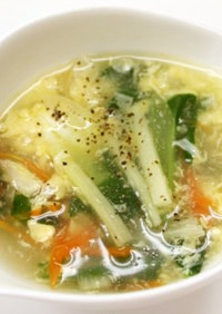 マコモダケの中華風スープ