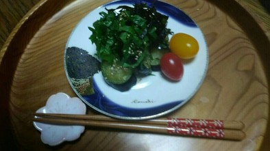 夏の朝食に(^q^)茄子の浅漬けの写真