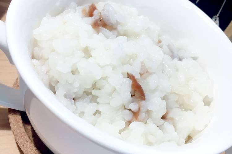 レンジでお手軽夜食 おかゆ風 レシピ 作り方 By えむ クックパッド 簡単おいしいみんなのレシピが350万品
