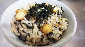 ほたて炊き込みご飯★