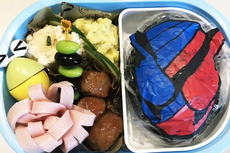 キャラ弁 仮面ライダービルド レシピ 作り方 By やま ゆり クックパッド 簡単おいしいみんなのレシピが365万品