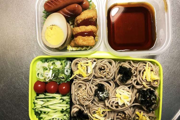 旦那弁当143 そば弁当 レシピ 作り方 By のんのんノンタロス クックパッド