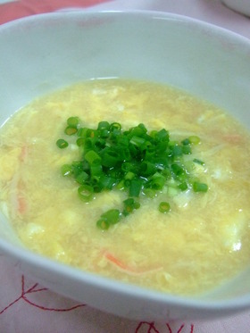 とろふわ~☆かに玉風スープ