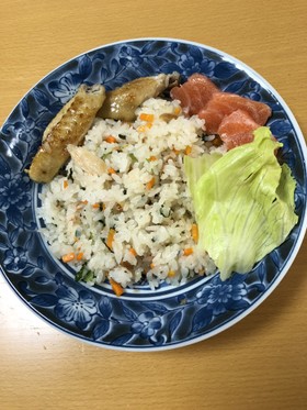 夏休み☆冷やご飯で艶つやピラフ