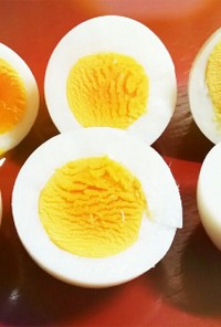 フライパンで6分ゆで卵　3種類同時に作る
