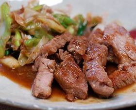 豚肉のソテー*オイスター&柚子こしょう