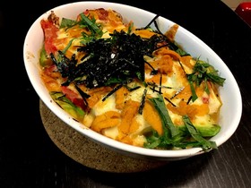 雲丹と豆腐の和グラタン♪