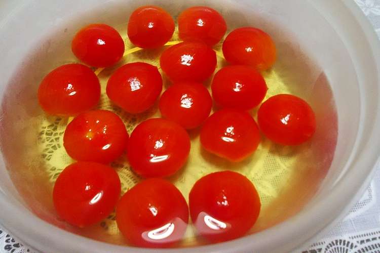 かんたん酢だけで プチトマトの甘酢漬け レシピ 作り方 By ａｉｃｏｏｋｉｎｇ クックパッド