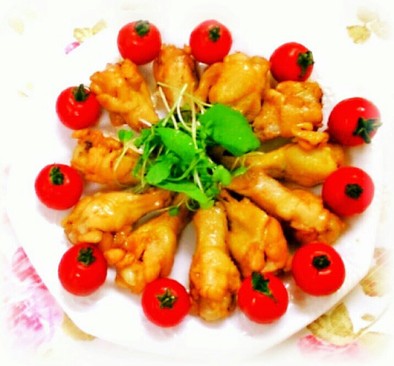 鶏手羽元甘酢煮の写真