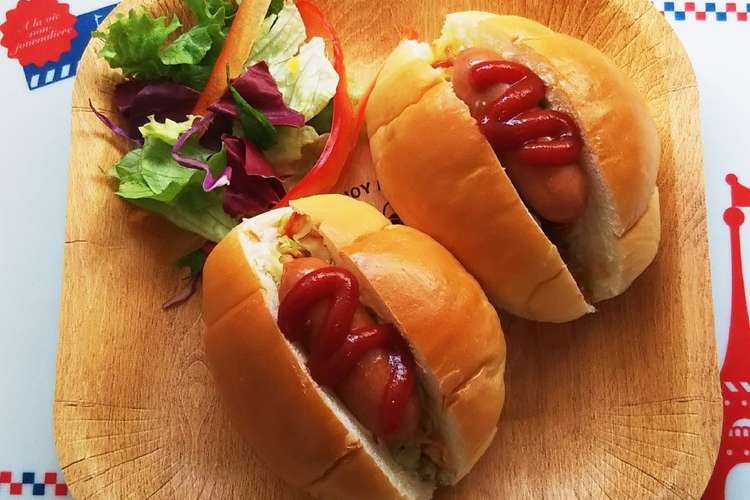 簡単 ロールパンでホットドッグ レシピ 作り方 By Coron クックパッド