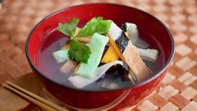 【江戸の味】おもてなし!五色卵のお吸い物
