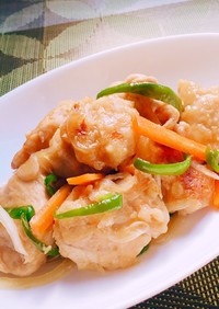 鶏胸肉♬野菜たっぷり旨タレ炒め