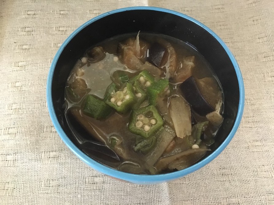 時短☆冷凍野菜を使った味噌汁の画像