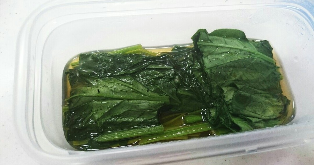 超簡単 小松菜のおひたし レシピ 作り方 By 小豆亭 クックパッド 簡単おいしいみんなのレシピが354万品