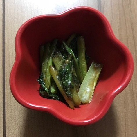簡単⑅小松菜の中華風炒め