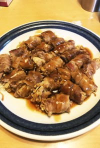 豚肉のえのき巻き