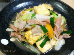 野菜たっぷり沖縄の味♪豆腐チャンプルー