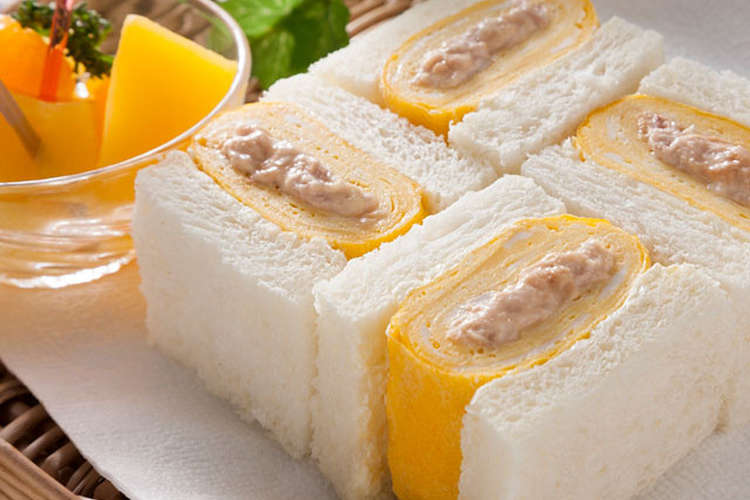 シーチキンマヨネーズの厚焼き卵サンド レシピ 作り方 By はごろもフーズ クックパッド 簡単おいしいみんなのレシピが352万品