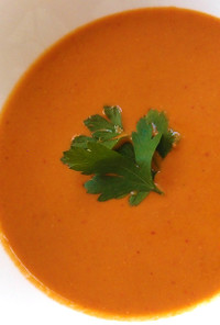 アメリカザリガニのビスク風スープ
