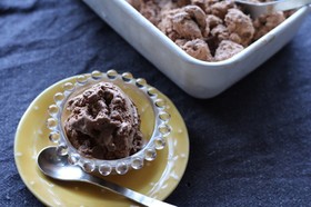 5分で簡単!手作りチョコアイス♪