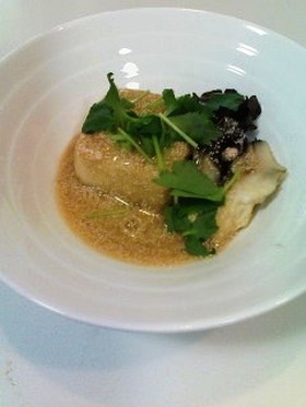 揚出し豆腐の新バージョン♪明太子あんかけ