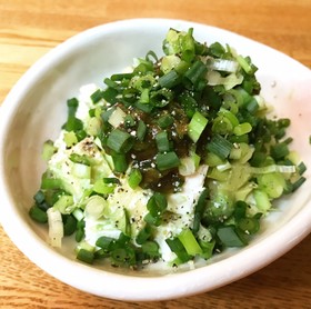 ★クリームチーズの青唐辛子味噌添え★