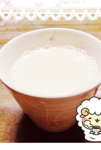 マクロビ☆きな粉とごまのホットソイミルク