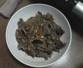 砂肝の和え物