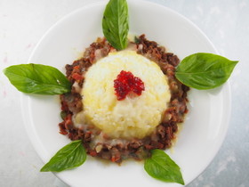 赤ビーツ入りキーマカレー