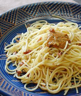 梅とチーズのスパゲティ