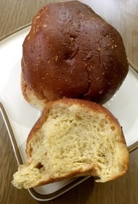 大豆粉とオートブラン（ふすま）のパン
