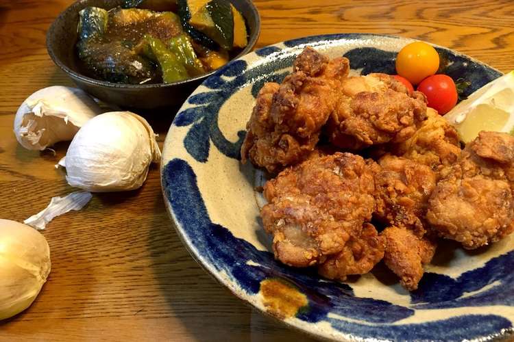 無臭ニンニクたっぷり 鶏の唐揚げ レシピ 作り方 By こっさん92 クックパッド