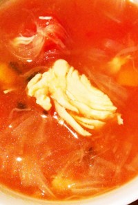 コストコ缶詰でヘルシートマトスープ
