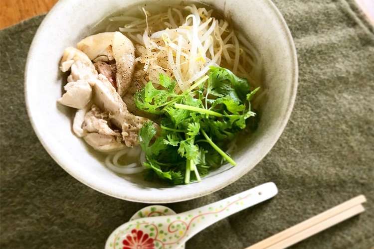 米粉麺を使った簡単フォー レシピ 作り方 By たかさぽ クックパッド 簡単おいしいみんなのレシピが352万品