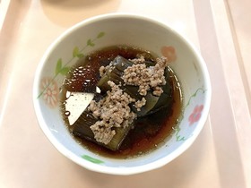 茄子のそぼろ煮【病院食】