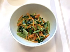 お浸し (小松菜人参)【病院食】