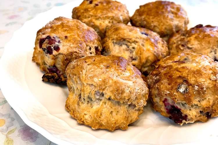 サクフワなブルーベリースコーン レシピ 作り方 By りーさん 彡 クックパッド