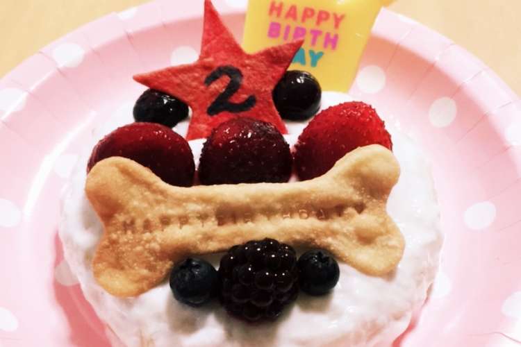 超簡単 犬用ケーキ レシピ 作り方 By モモママミニ クックパッド