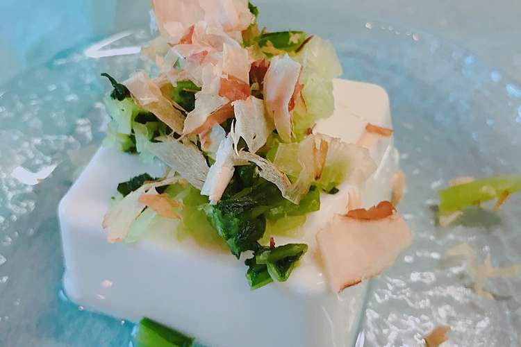超簡単 市販の漬物で美味しいおつまみ冷奴 レシピ 作り方 By かっちゃん杉 クックパッド 簡単おいしいみんなのレシピが359万品