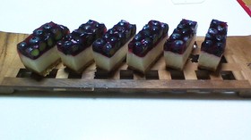 ブルーベリーレアチーズケーキ
