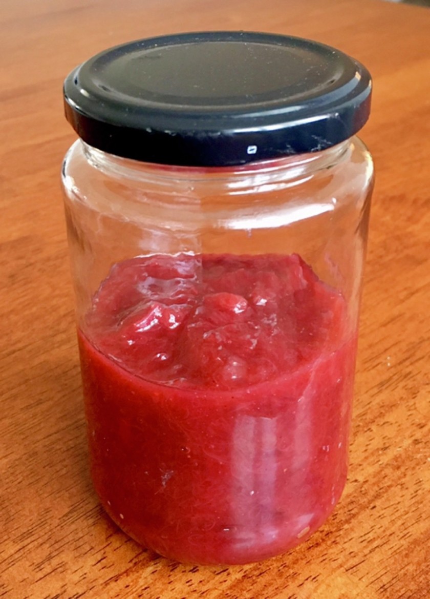 ルバーブチアジャムのレシピ