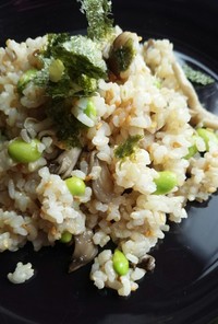 玄米とキノコたっぷりすし飯