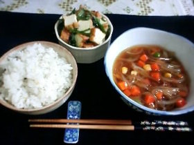 超早!15分でリメイク晩ごはん