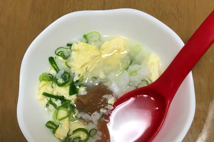 胃にやさしい卵雑炊 夏風邪にも効く レシピ 作り方 By Mika クックパッド 簡単おいしいみんなのレシピが350万品