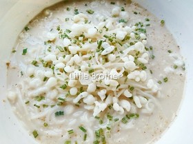 胡麻とワサビのぶっかけ素麺