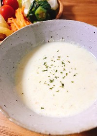 トウモロコシ冷製スープ、ポタージュ