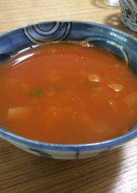 【覚書き】野菜ジュースでトマトスープ