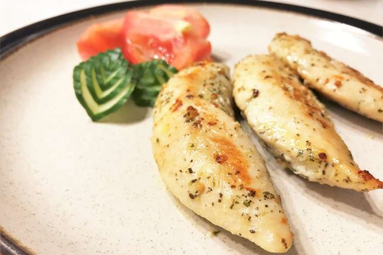 オリーブオイルでささみのバジルソテー レシピ 作り方 By フシコス クックパッド 簡単おいしいみんなのレシピが365万品